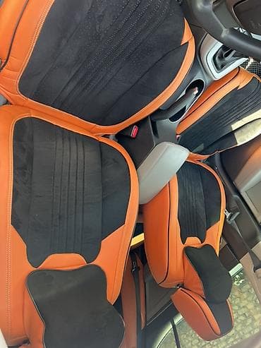 sonata orange: Чехлы Экокожа, С подушкой, цвет - Оранжевый, Hyundai, Новый, Самовывоз — 1