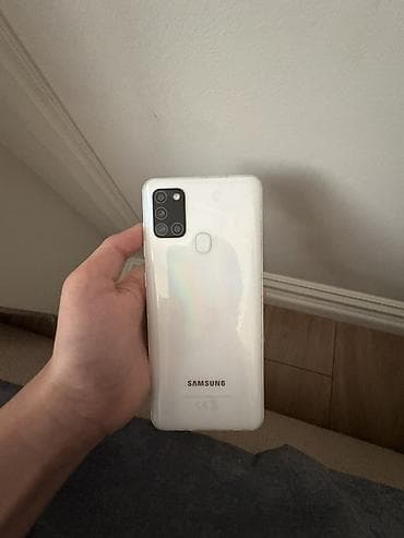 Samsung Galaxy A21S, 64 ГБ, цвет - Белый, 2 SIM