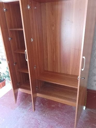 гардеробный шкаф в прихожую: Шифоньер, шкаф для одежды, Б/у, Прямой, ЛДСП — 2