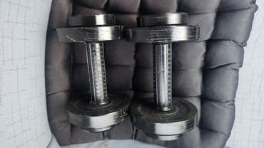 гантели наборные хромированные: 2 гантели по 5кг каждая для фитнеса для реабилитации для уточнений — 1