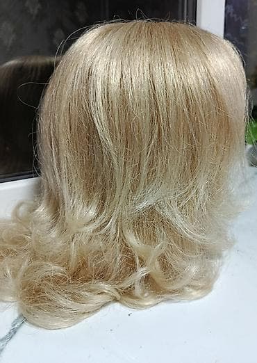 Сулуулук жана ден соолук: Светлый парик с челкой - Цвет: блонд (натуральный светлый оттенок — 2