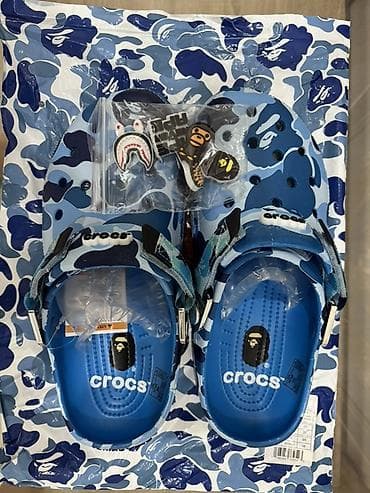 кроксы молния маквин: Мужские сандалии, 39, 40, Crocs, Новый, цвет - Голубой, Самовывоз, Платная доставка — 3