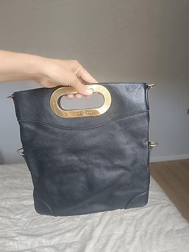 marc jacobs: Сумка Ralph Lauren из натуральной кожи - Цвет: глубокий черный - — 3