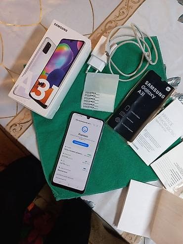 самсунк а31: Samsung Galaxy A31, Б/у, 64 ГБ, цвет - Белый, 2 SIM — 6