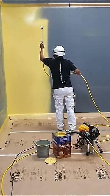 киста: Покраска стен и потолков под ключ Профессиональные малярные работы — 1