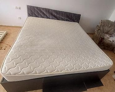 кровать 2: Двуспальная кровать, Б/у, С матрасом, длина - 200 см — 3
