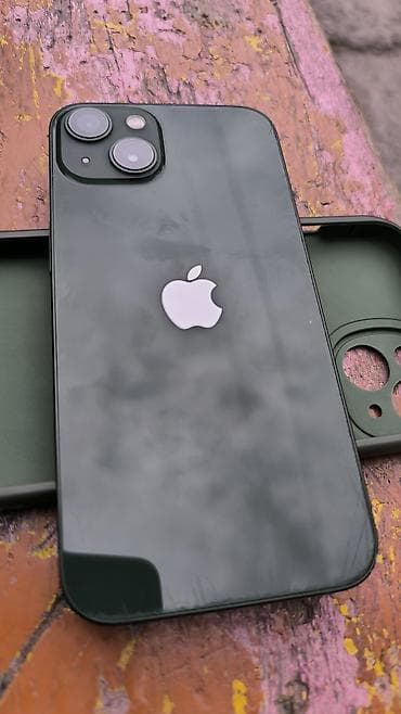 бу акумлятор: IPhone 13, Б/у, 128 ГБ, Зеленый, Чехол, 74 % — 2