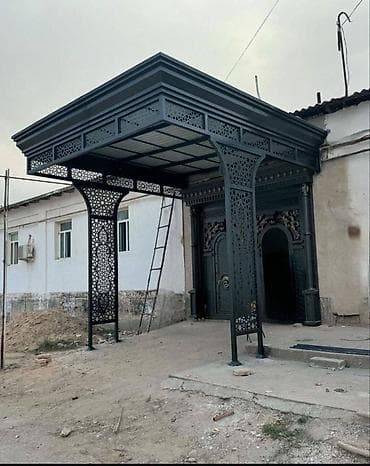 Кованые навесы и козырьки под ключ - Изготовление и монтаж навесов — 1
