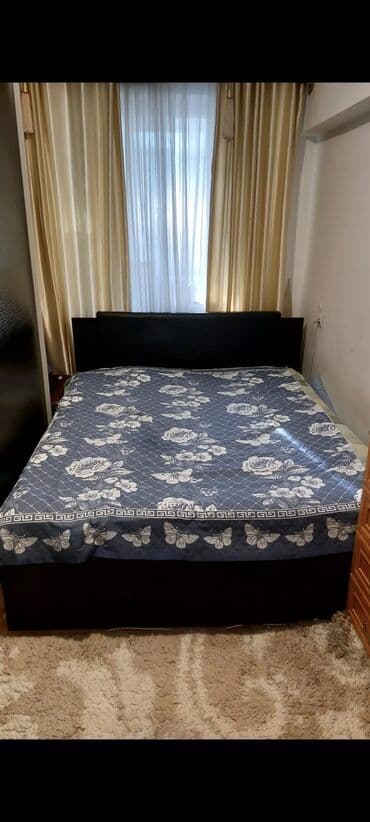 спалный кравать: Спальный гарнитур, Б/у, Двуспальная кровать, Шкаф, Самовывоз — 4