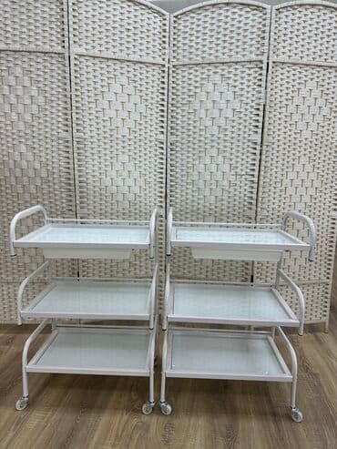 визажное кресло: Тележка-столик косметолога этажерка на колесиках Габариты Ширина — 2