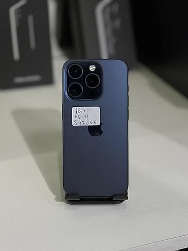 iphone 26000: IPhone 15 Pro, Б/у, 256 ГБ, Синий, 84 % — 1