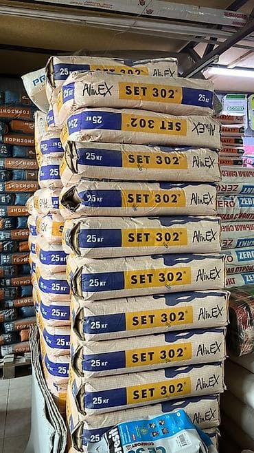 Exeed: Сухая строительная смесь AlinEX SET 302. - Назначение: клеевой состав — 1