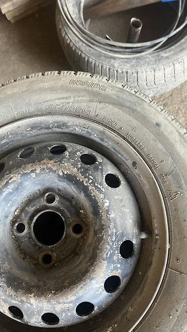 Колеса в сборе: Колеса в сборе 165 / 70 / R 14, Зима, Комплект, Легковые, Железные, отверстий - 4 — 1