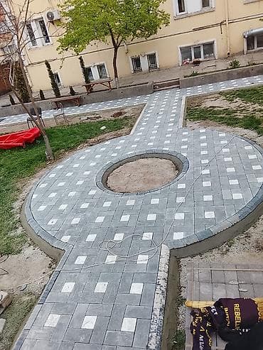 бетонный работа: Укладка тротуарной плитки и брусчатки под ключ - Профессиональное — 8