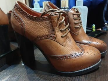 обувь ручной работы: Продаются новые ботильоны. Размер 37. Внутри снаружи 100% кожа — 6