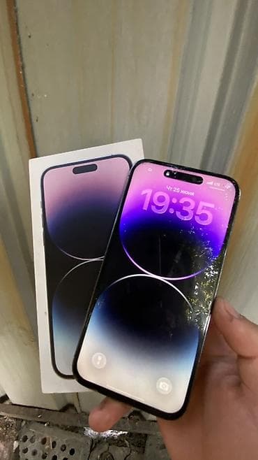 mini mac: IPhone 14 Pro Max акб 72 память 256 Дисплей алмашкан Фейс турутон — 2