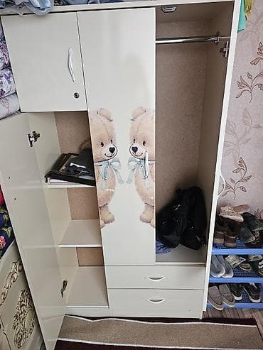 сандык новый: Детский шкаф-купе/распашной для одежды и белья - Материал: ЛДСП с — 2