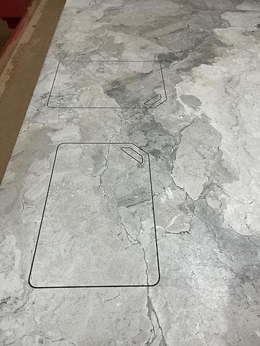 Разделочные доски из камня - Материал: мраморные оттенки с — 1