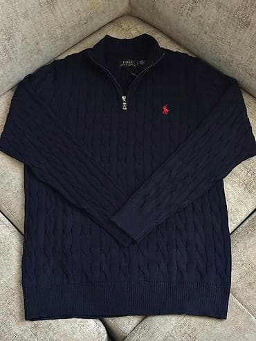 Свитера: Мужской свитер, M, L, XL, Polo Ralph Lauren, Новый, цвет - Синий — 1