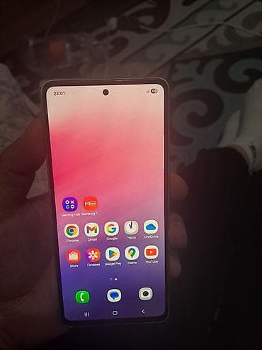galaxy: Samsung Galaxy A53 5G, Б/у, 128 ГБ, цвет - Белый, 2 SIM — 1