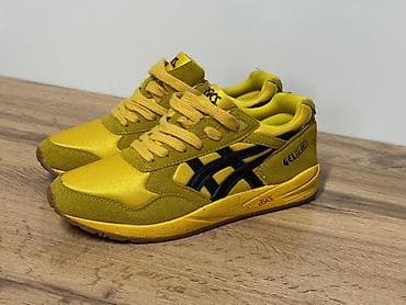 проба 5925: Мужские кроссовки, 41, Asics, Б/у, цвет - Желтый, Самовывоз, Платная доставка — 1