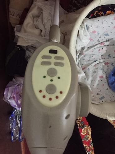 манеж с люлькой: Люлька, Качалка, Металл, цвет - Бежевый — 4