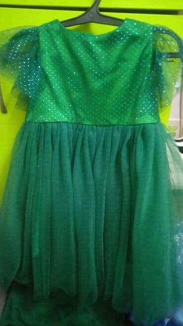 коктейльные платья: Детское платье, цвет - Голубой, Новый — 6