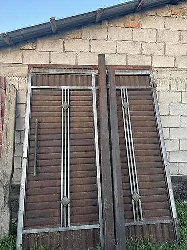 двери бу продаю: Металлические распашные ворота с декоративными элементами - Комплект — 1