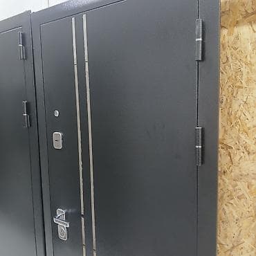 Металлические сейфовые двери: Двери для домов и квартир, Металлическая, Одностворчатая, Левосторонняя, цвет - Черный — 10