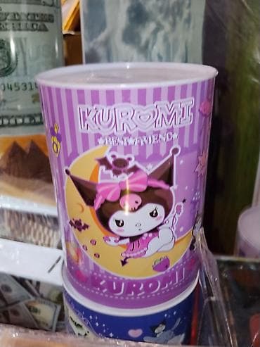 персоны: Копилка «Kuromi – Best Friend» - Яркая цилиндрическая копилка с — 1