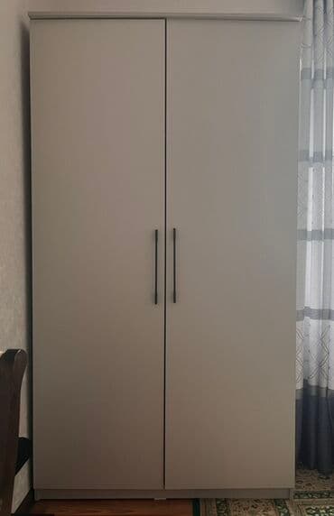 гардиробный шкаф: Шкаф для одежды, Б/у, Прямой, ЛДСП — 1