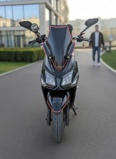 электронные скутеры: Скутер Zuumav ZW/WSR (на наклейках Zuumav), черный с красными — 1