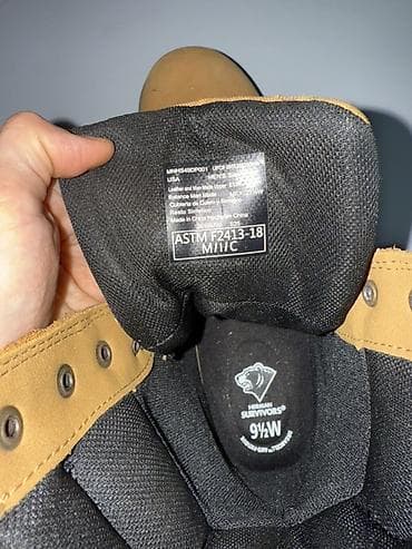 Ботинки: Мужские рабочие ботинки Herman Survivors - Размер: 9.5 W (широкая — 3
