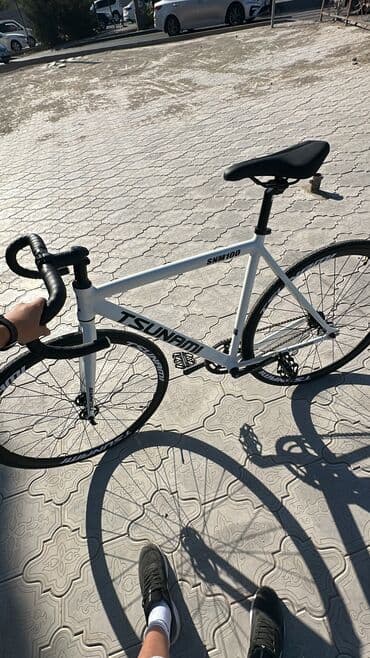Детские велосипеды: Городской велосипед, Tsunami, Рама S (145 - 165 см), Б/у — 4