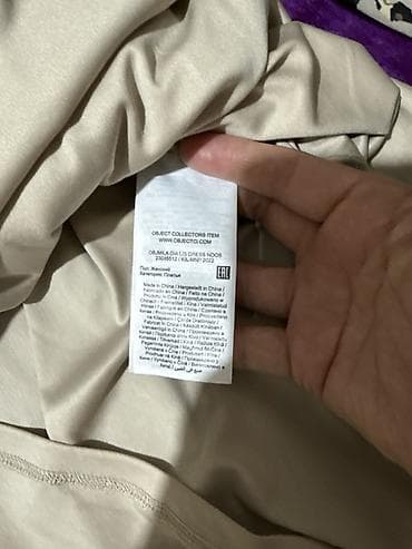 к 34: Платье OBJECT, размер 40 (EU). - Свободный силуэт с ярусами по юбке - — 7