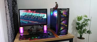 пк комплект: Компьютер, ядер - 8, ОЗУ 16 ГБ, Для работы, учебы, Новый, Intel Core i5, AMD Radeon RX 580, HDD + SSD — 1