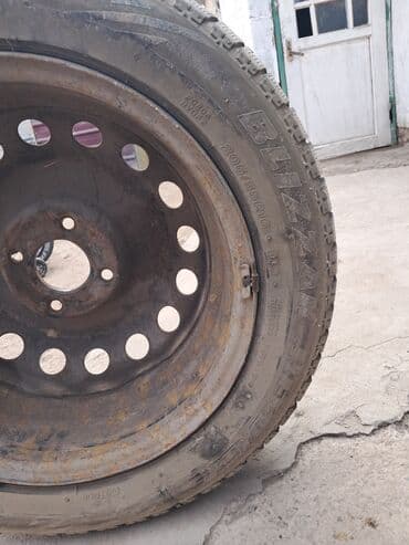 Колеса в сборе 205 / 55 / R 16, Зима, Б/у, 1 шт, Легковые, Железные, отверстий - 4 at lalafo.kg Колеса в сборе 205 / 55 / R 16, Зима, Б/у, 1 шт, Легковые, Железные, отверстий - 4