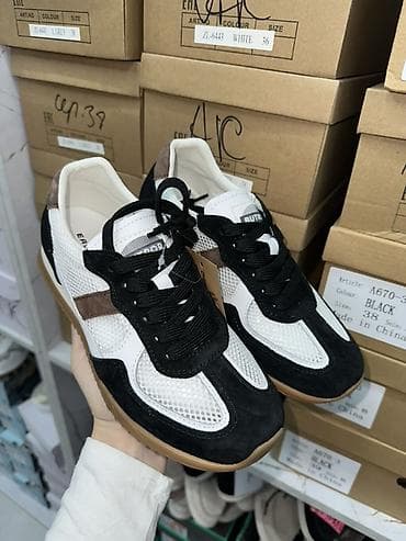 Кроссовки повседневные с ретро-дизайном - Верх комбинированный — 2