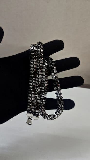 продаю золотую цепочку: Плетение Скорпион Серебро 925 проба Ручная работа Изготовление под — 1