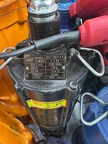 насос мотопомпа: Погружной насос YIFU QD12-120/7-3.6 Технические характеристики (по — 1