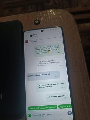 redmi 13a: Redmi, Redmi Note 12, Б/у, 256 ГБ, цвет - Черный, 2 SIM — 1