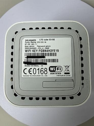 Модемдер жана тармак жабдуулары: Huawei LTE Cube E5180 (4G+) — Стационарный Wi-Fi роутер с поддержкой — 7