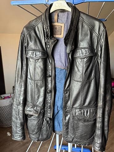 Куртки: Мужская куртка, L, Massimo Dutti, Б/у, цвет - Коричневый — 1