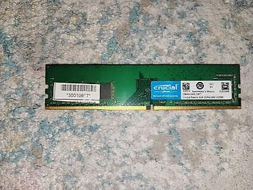 Оперативная память, Новый, Crucial, 4 ГБ, DDR4, 2400 МГц, Для ПК