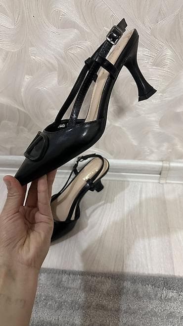 кийит: Женские туфли-лодочки с открытой пяткой Saivila - Цвет: черный — 2