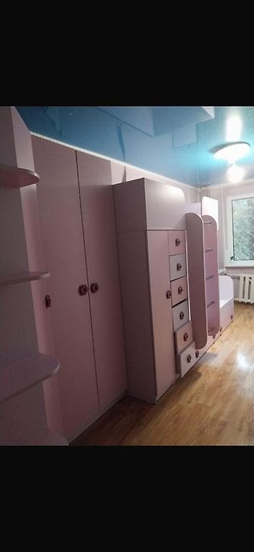 Детская гарнитура, Б/у, Для девочки, ДСП, цвет - Розовый