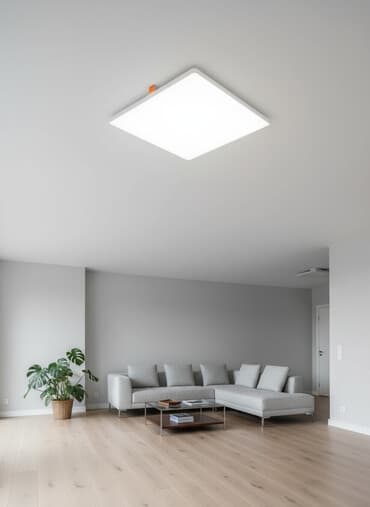 встраиваемые потолочные светильники: Панель тонкая для натяжного потолка квадрат 36W Цена от 10 штук — 1