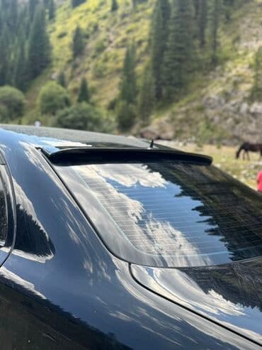 наконечник на глушитель: Задний спойлер Mercedes-Benz 2004 г., Новый, Аналог — 4