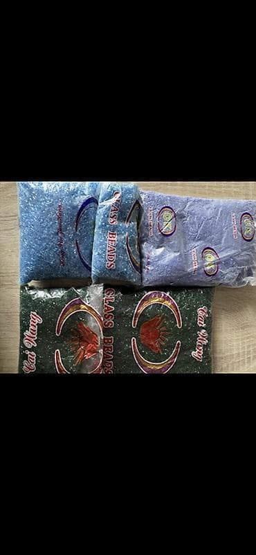 шкатулка из бусин: Бисер/стеклярус «OK», «JOY Brand», «Glass Beads» — набор разнообразных — 4