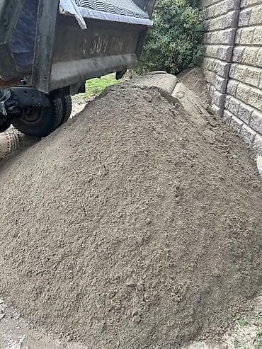 Песок, Насыпью, Камаз — 1